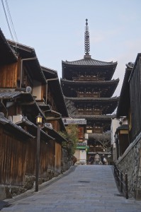 京都八坂の塔の写真